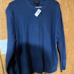 Banana Republic Men's Deep Blue Crewneck Sweater